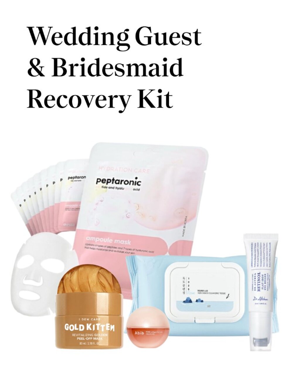60% OFF LIVE Exclusive! Wedding Guest & Bridesmaid Recovery Kit